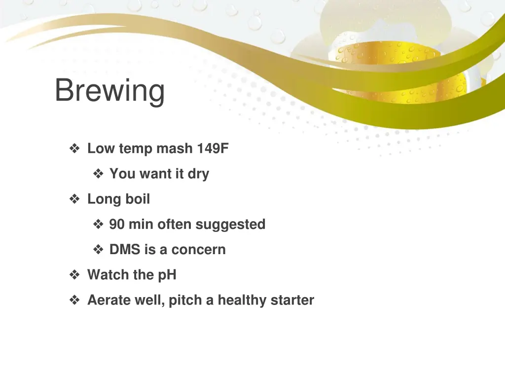 brewing