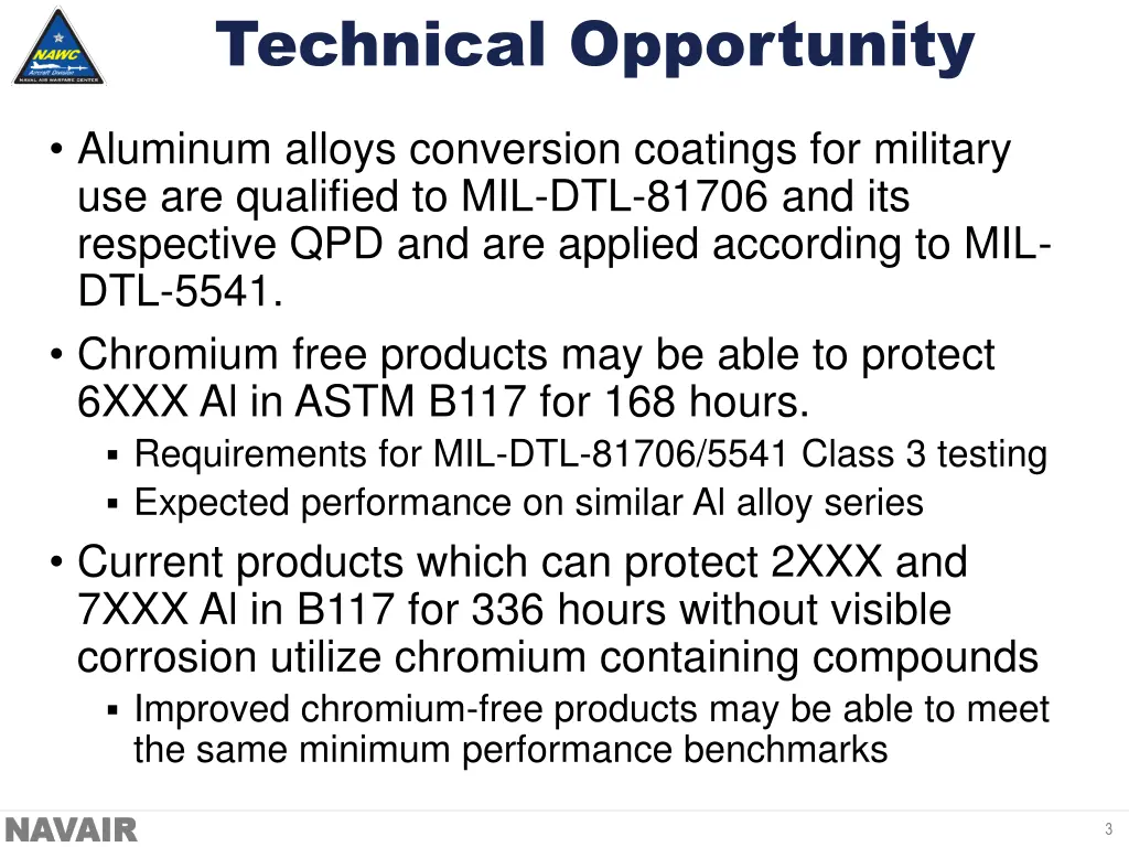 technical opportunity