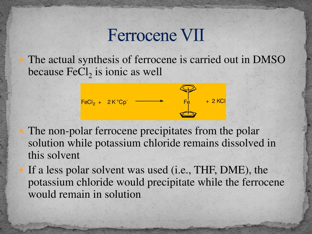 ferrocene vii