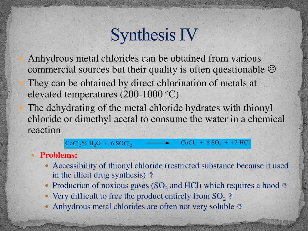 synthesis iv