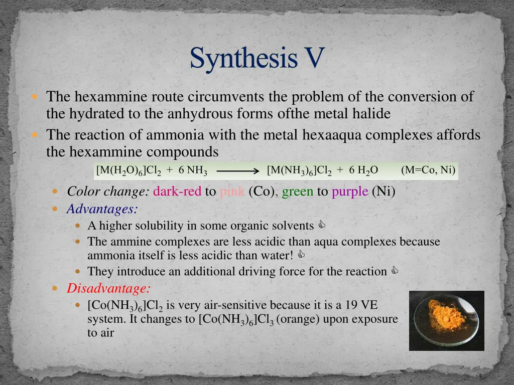 synthesis v