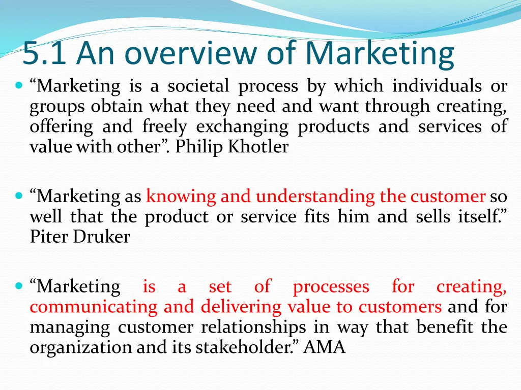 5 1 an overview of marketing marketing