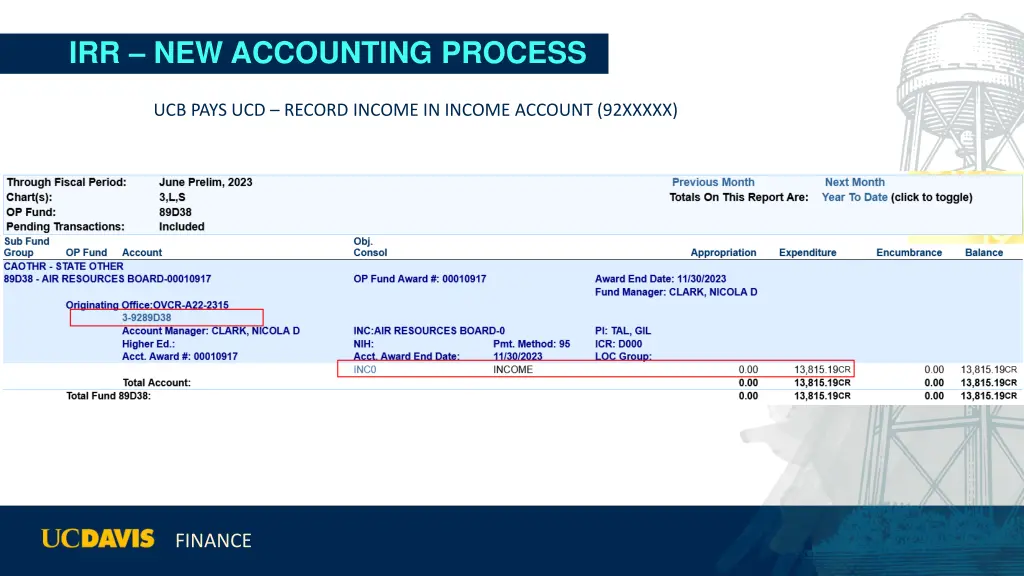 irr new accounting process 3