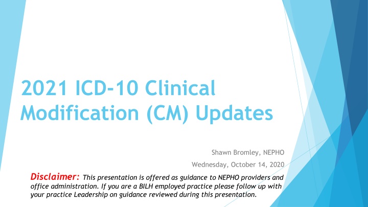 2021 icd 10 clinical modification cm updates
