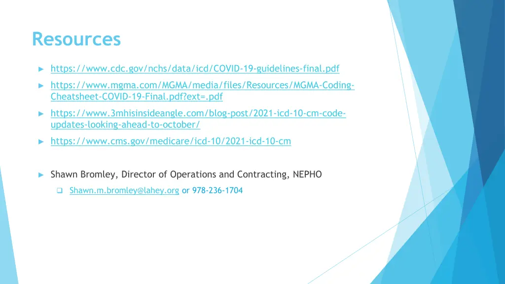 resources
