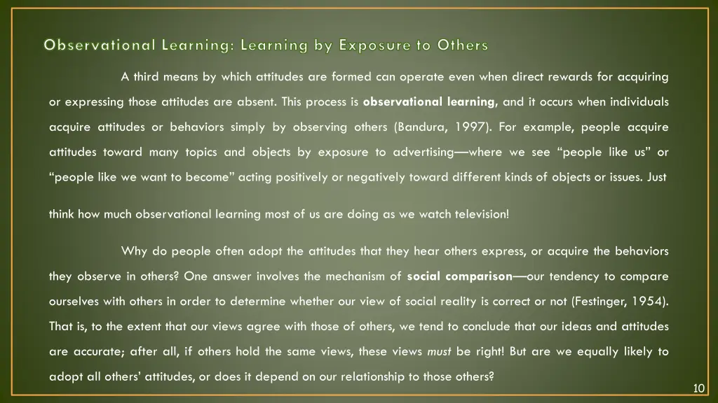 observational learning learning by exposure