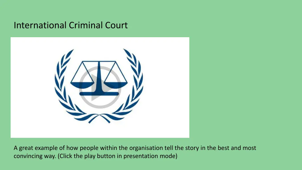 international criminal court