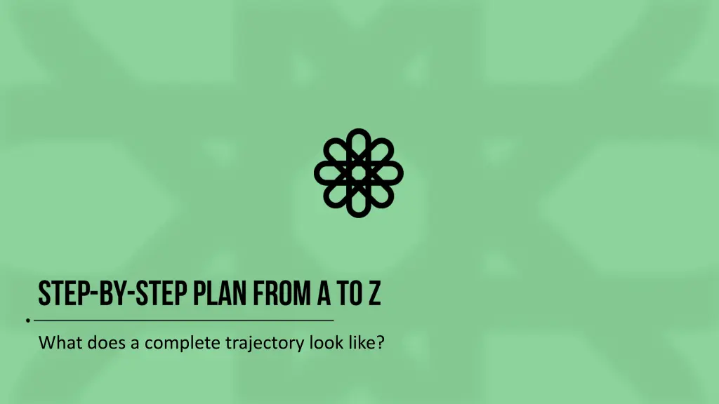 what does a complete trajectory look like
