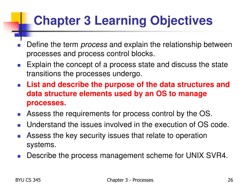 chapter 3 learning objectives 1