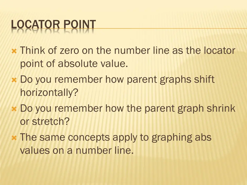locator point