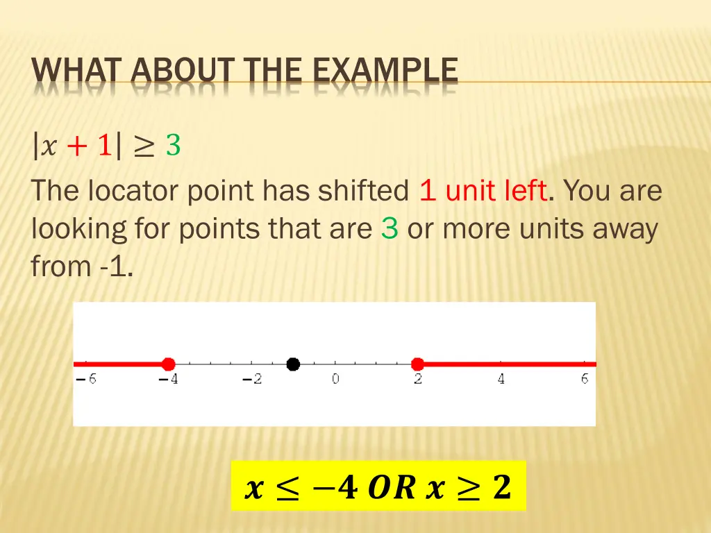 what about the example