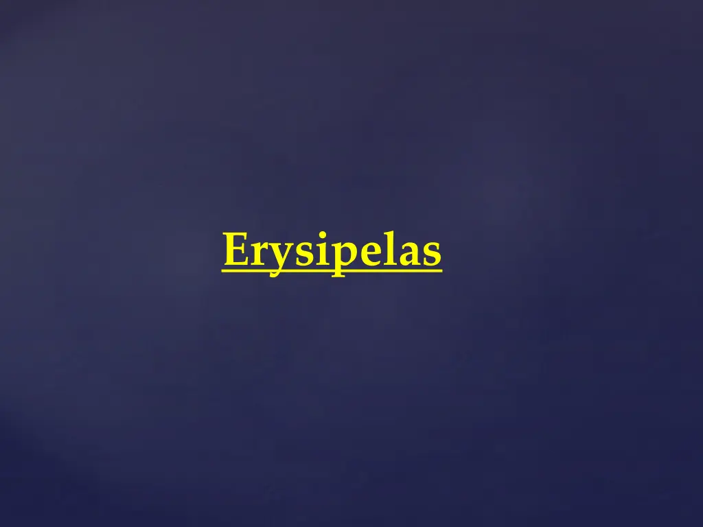 erysipelas
