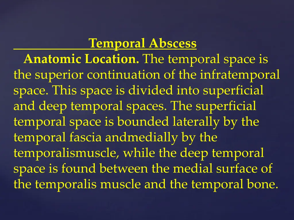 temporal abscess