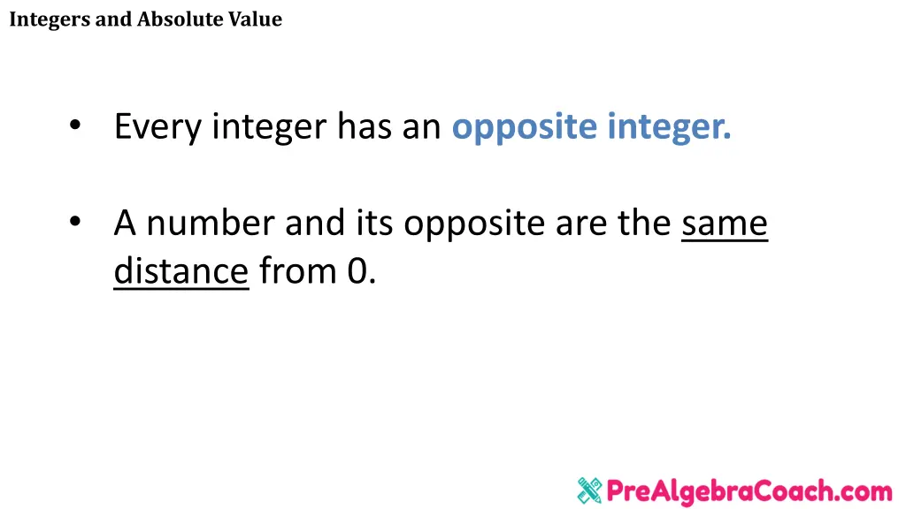 integers and absolute value 15