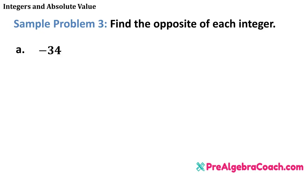 integers and absolute value 16