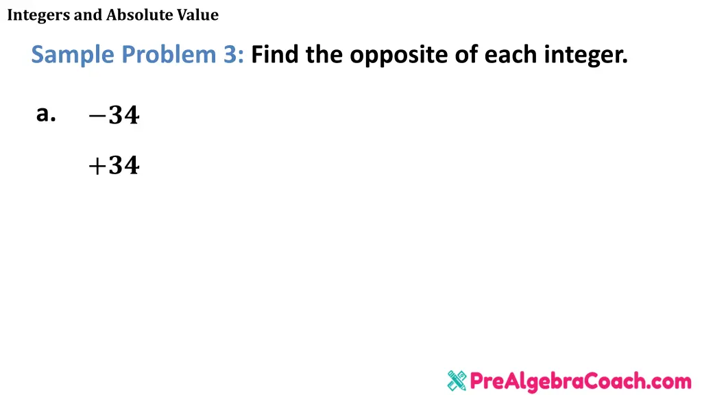 integers and absolute value 17