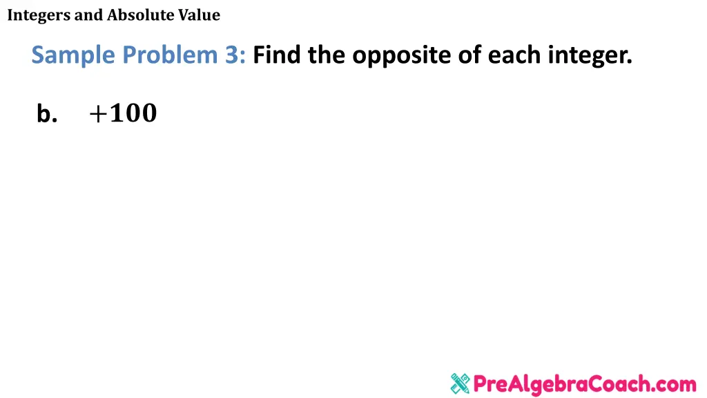 integers and absolute value 18