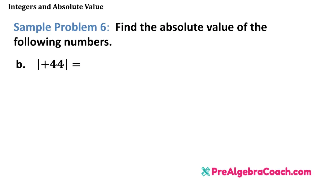 integers and absolute value 35