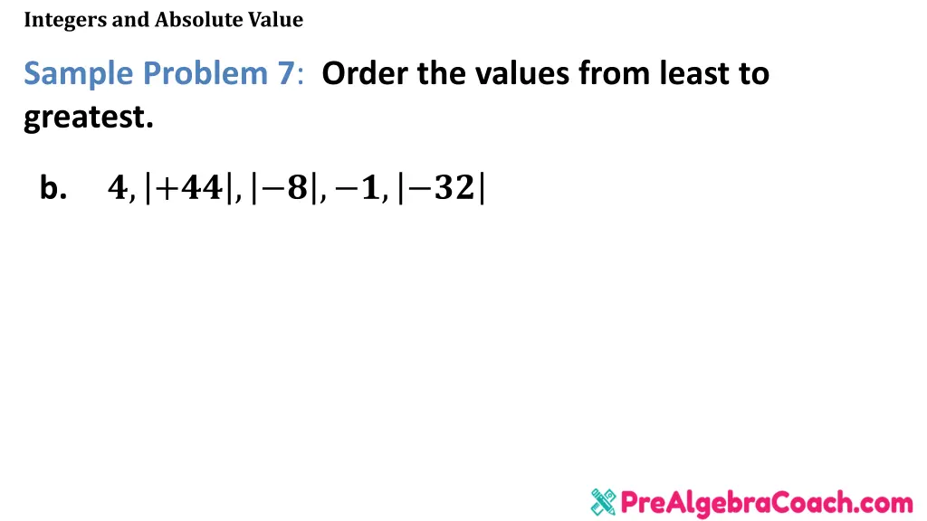 integers and absolute value 41