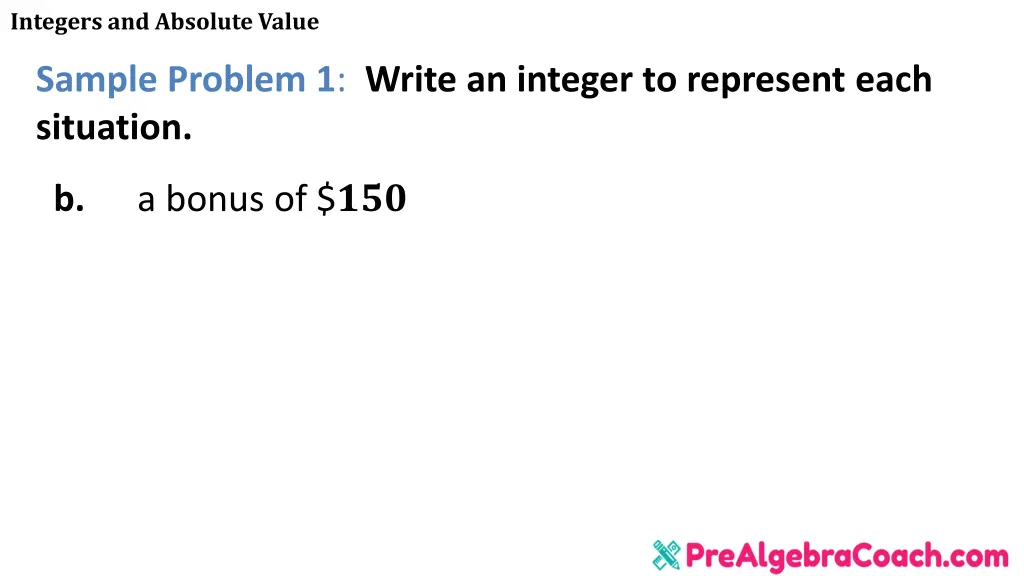 integers and absolute value 5