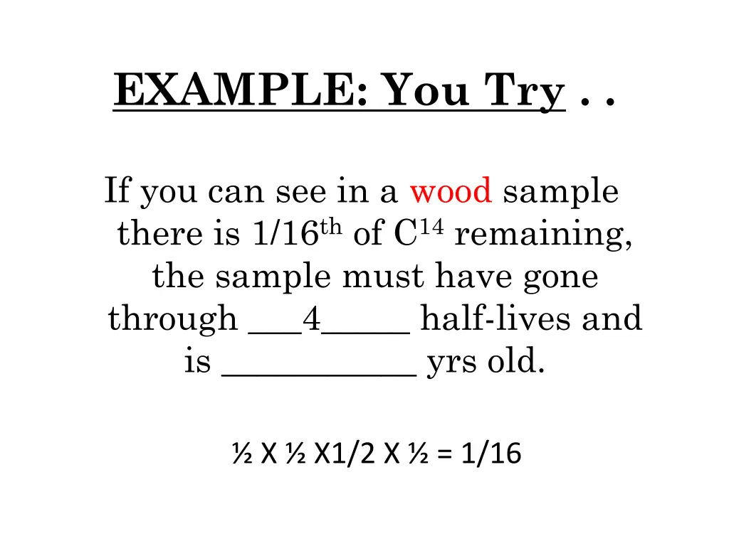example you try 1