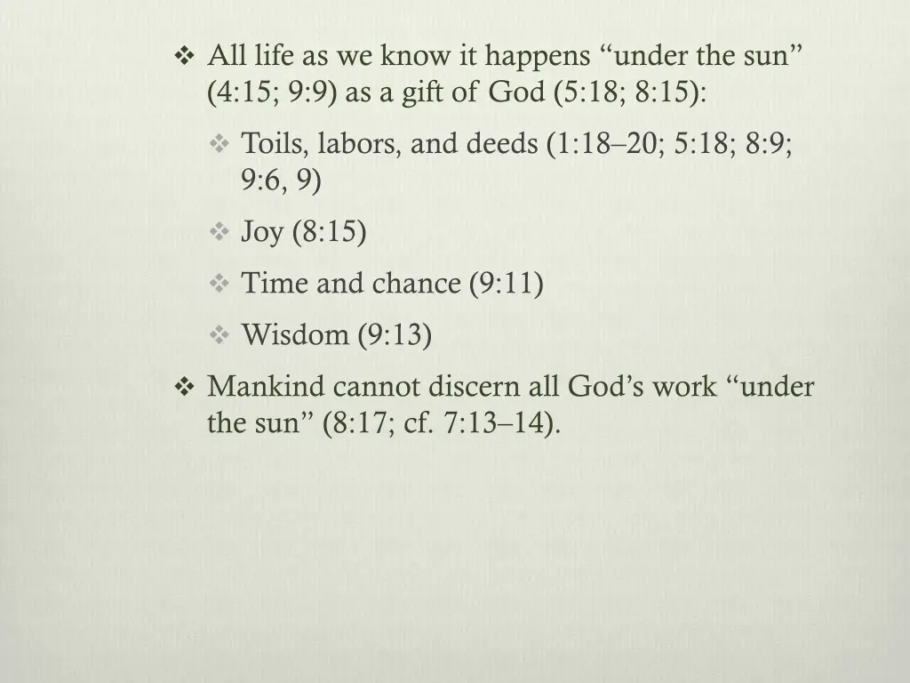 all life as we know it happens under