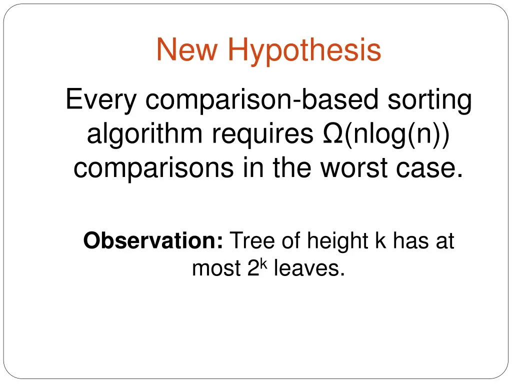 new hypothesis 1