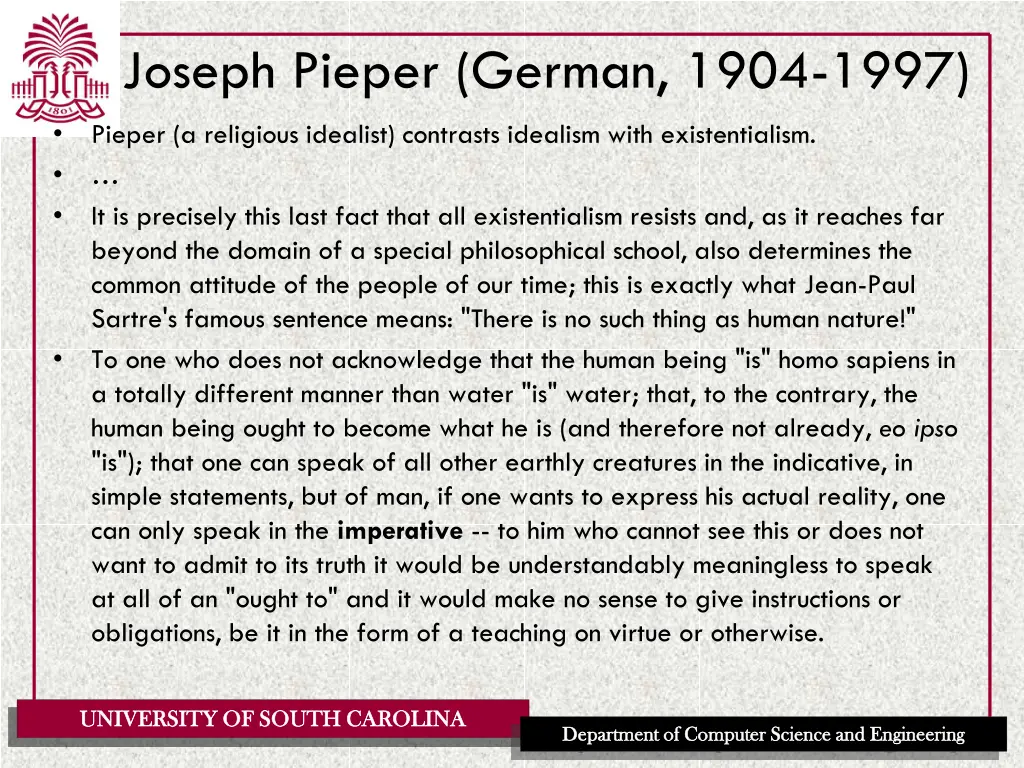 joseph pieper german 1904 1997 1