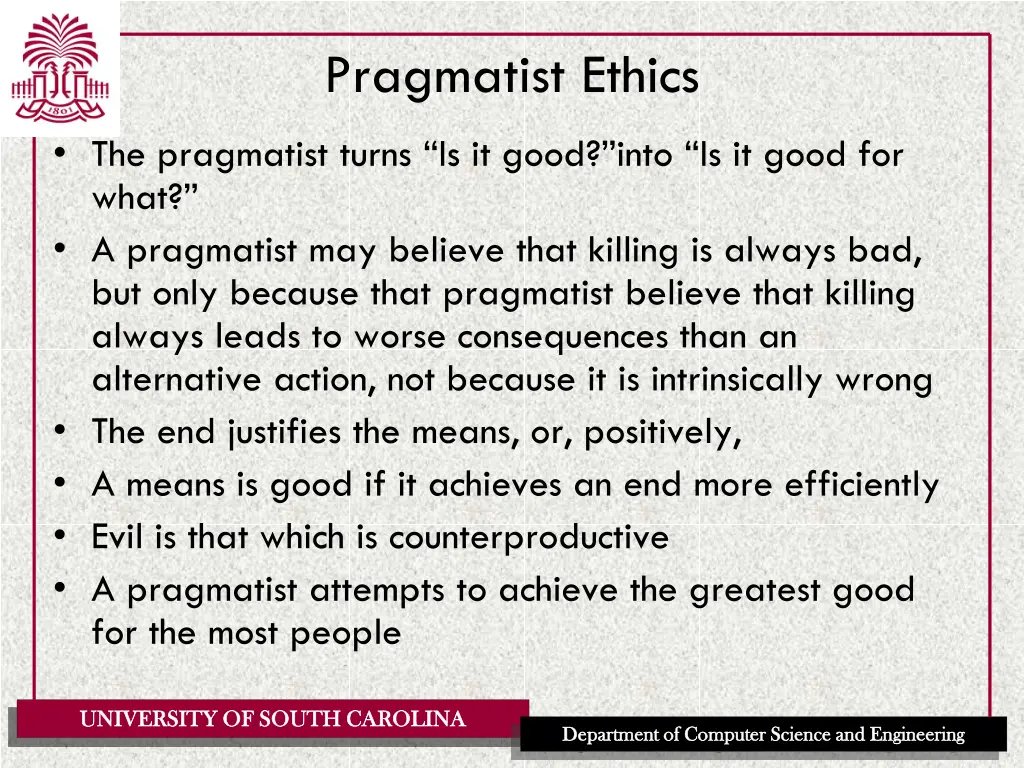 pragmatist ethics