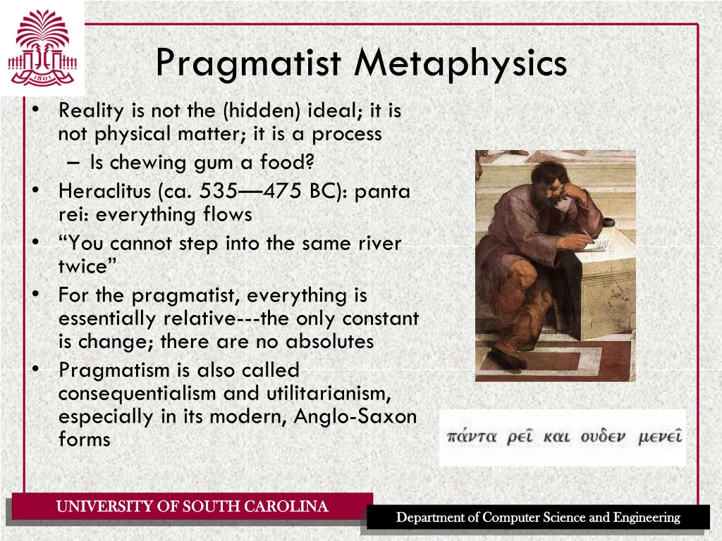 pragmatist metaphysics reality is not the hidden