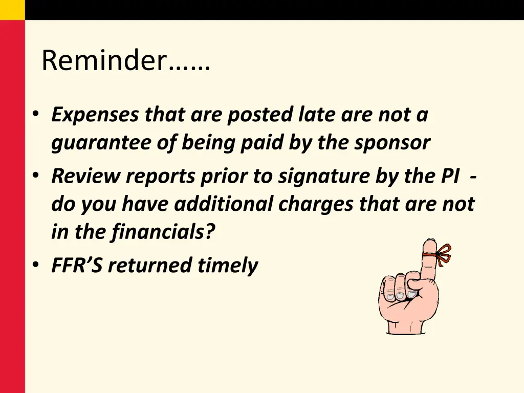 reminder