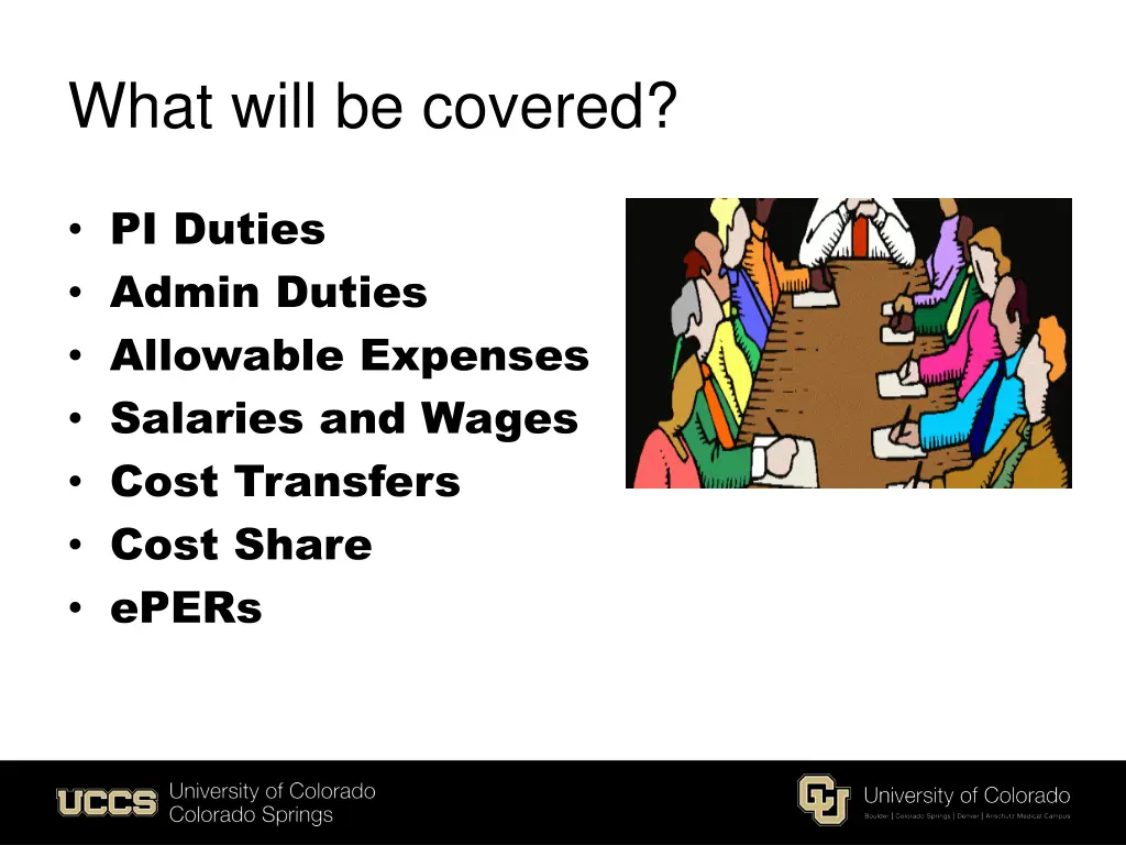 what will be covered