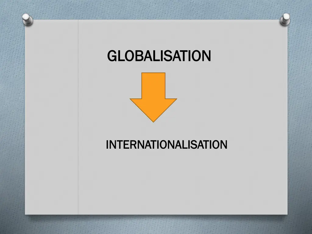 globalisation globalisation