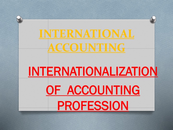international accounting
