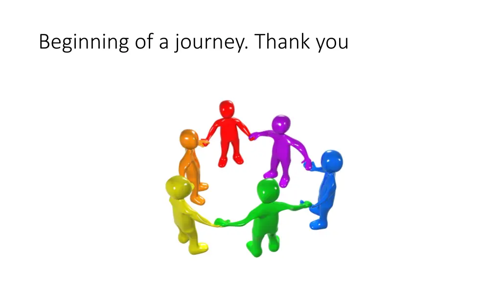 beginning of a journey thank you
