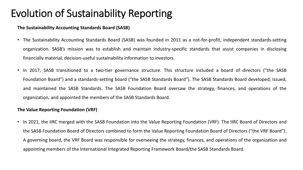 evolution of sustainability reporting evolution 1