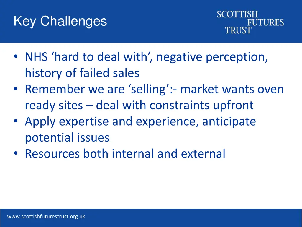 key challenges