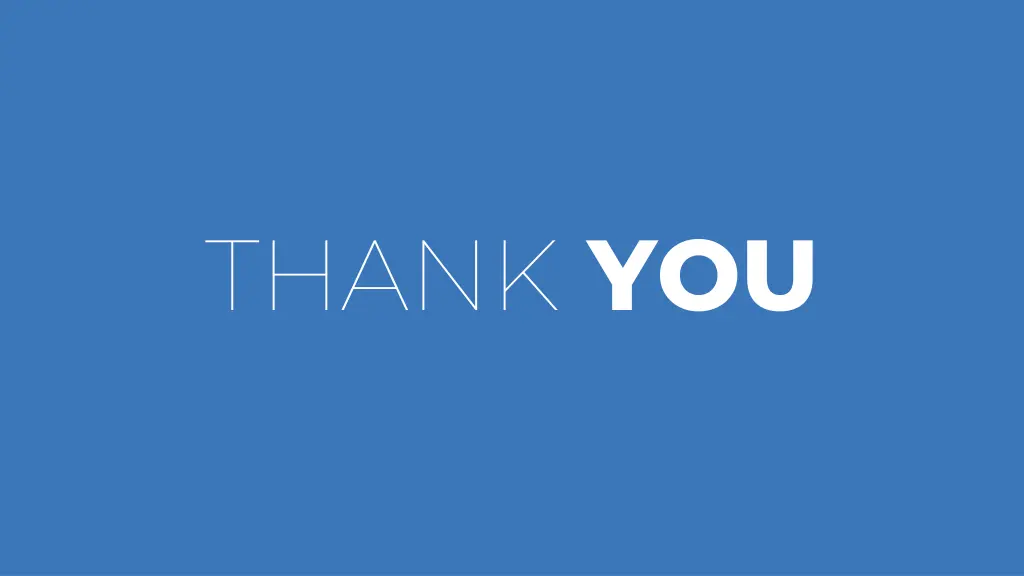 thank you