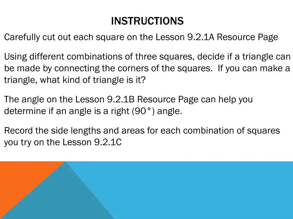 instructions