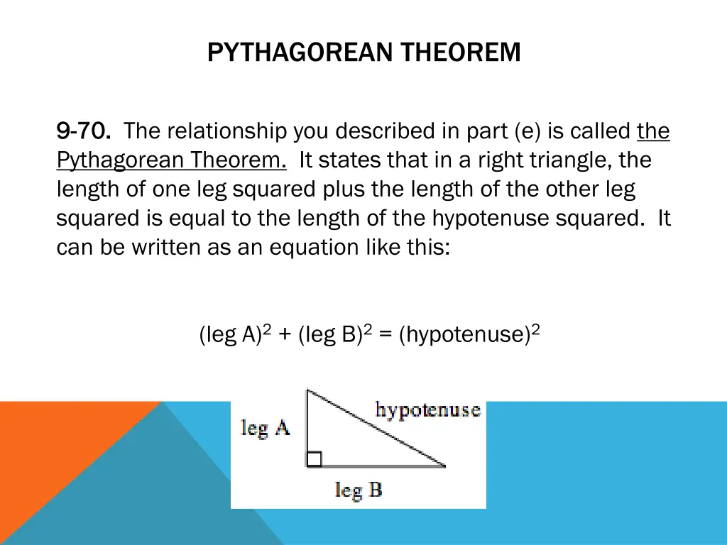 pythagorean theorem 4
