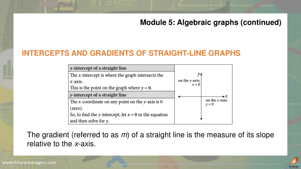 module 5 algebraic graphs continued 2