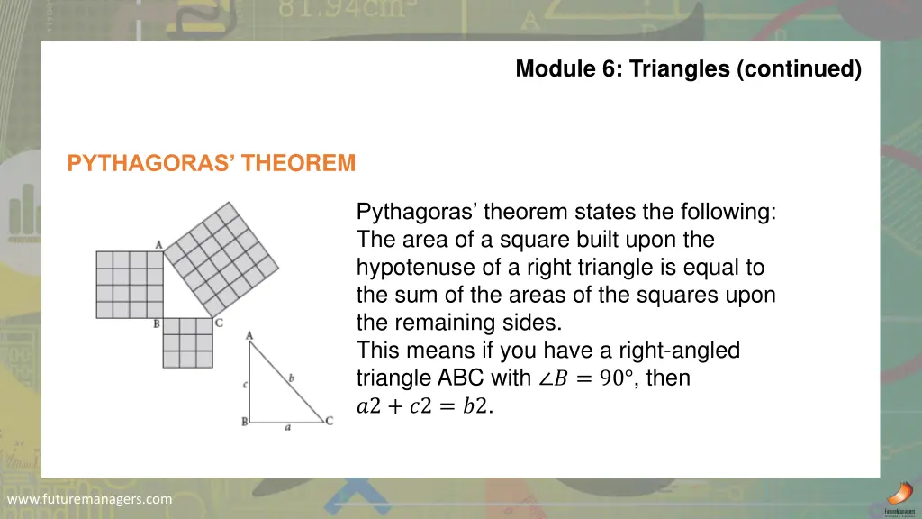 module 6 triangles continued