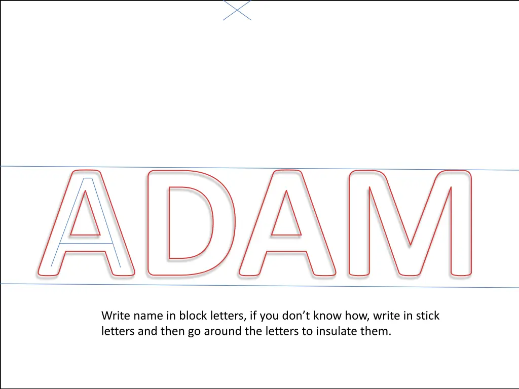 write name in block letters if you don t know