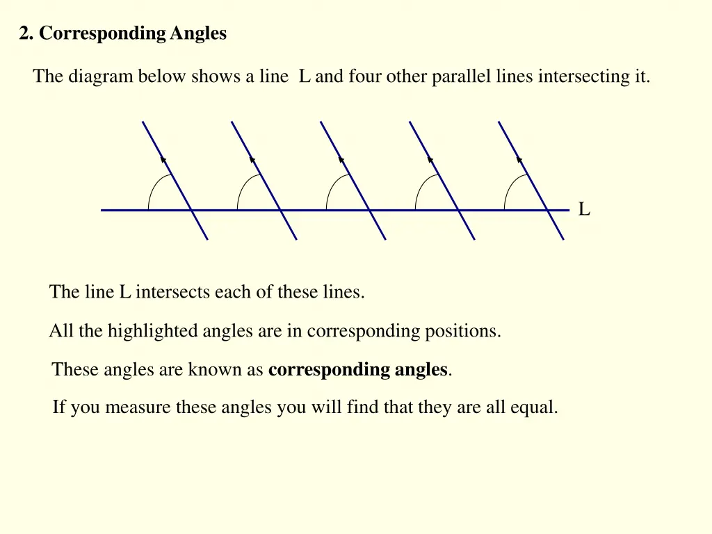 2 corresponding angles