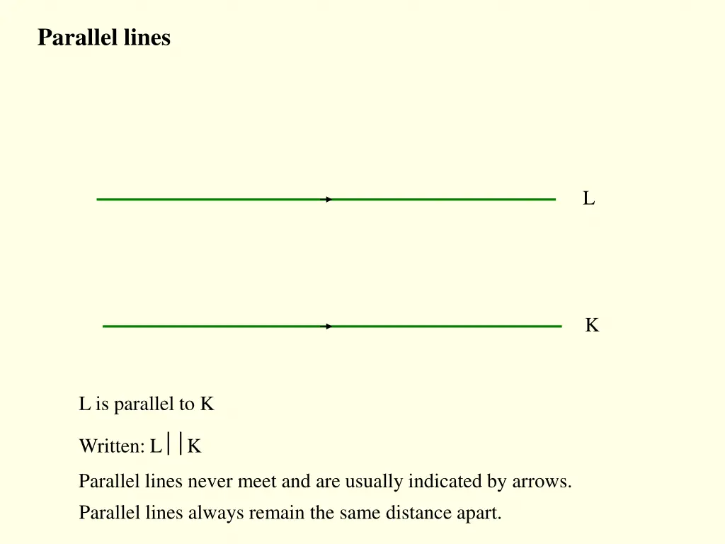 parallel lines