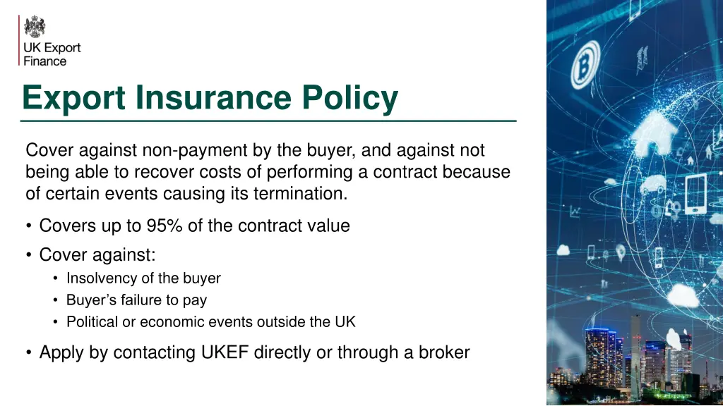 export insurance policy