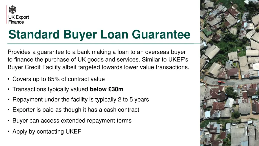 standard buyer loan guarantee
