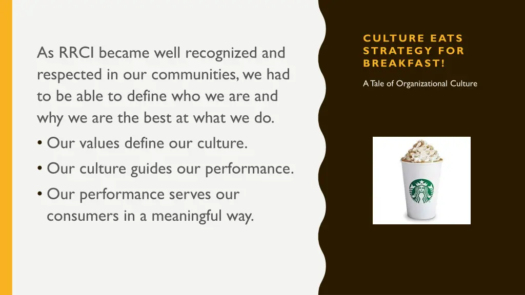 culture eats strategy for breakfast