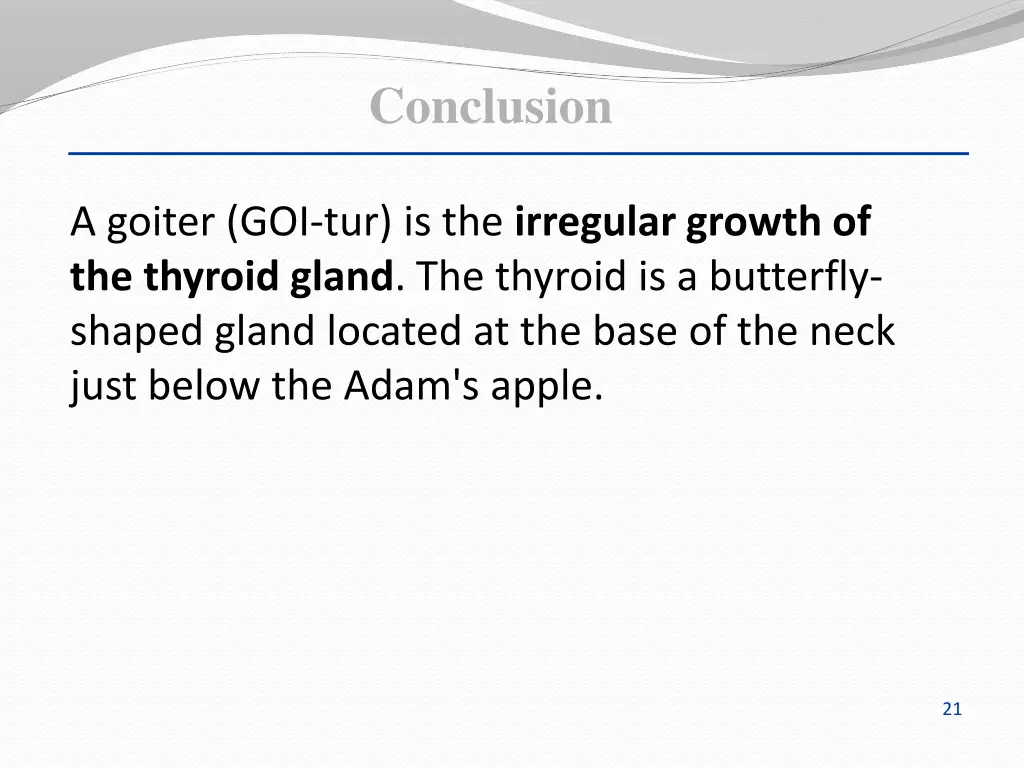 conclusion