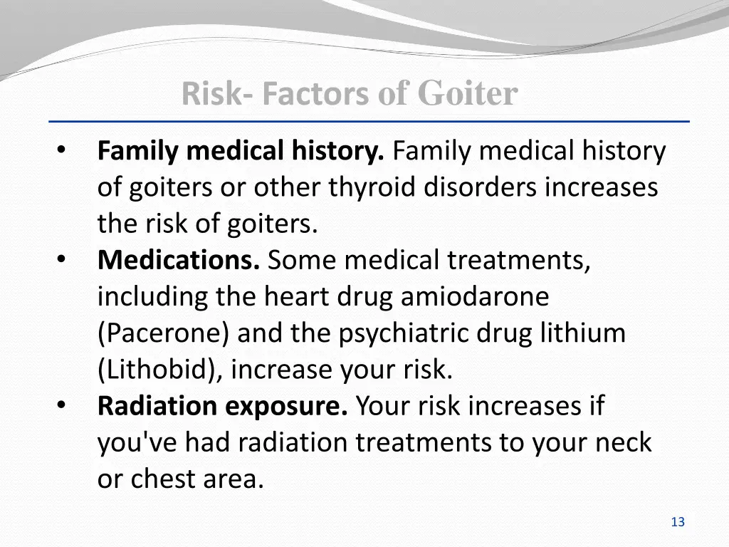 risk factors of goiter 1